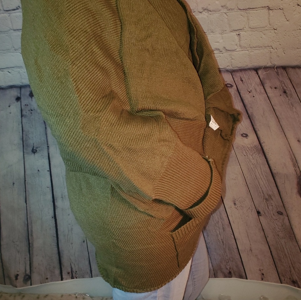 Neutral Green knit cardigan - Picture 4 of 7